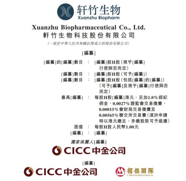 股票配资平台平台 轩竹生物再度递表港交所 有超过十种药物资产在积极开发中